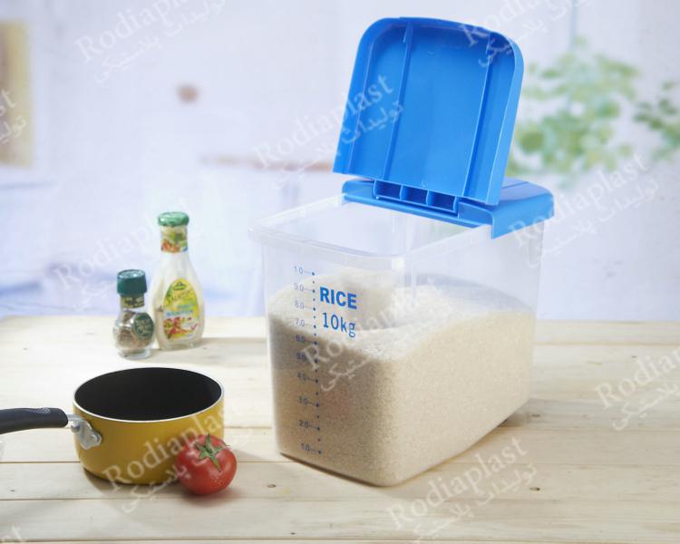 انواع سطل قند و برنج پلاستیکی