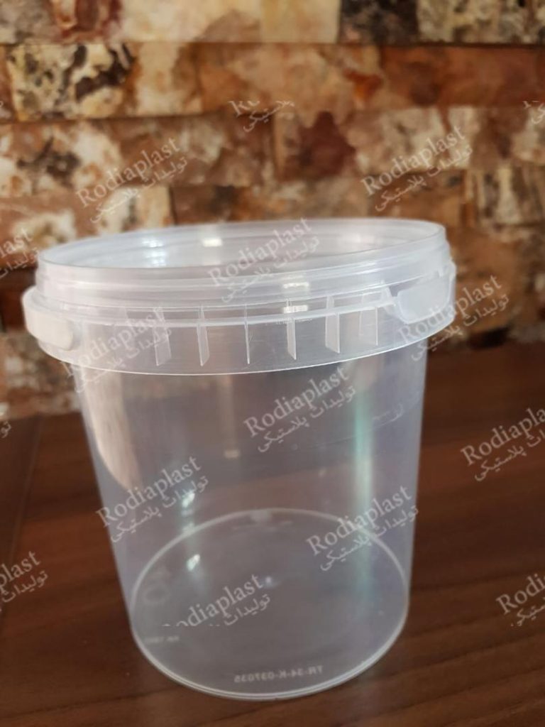 سطل شفاف ماست