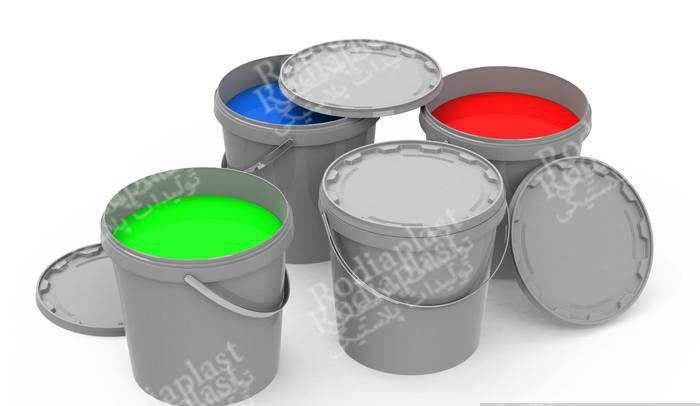 فروش سطل پلاستیکی رنگ در ابعاد گوناگون