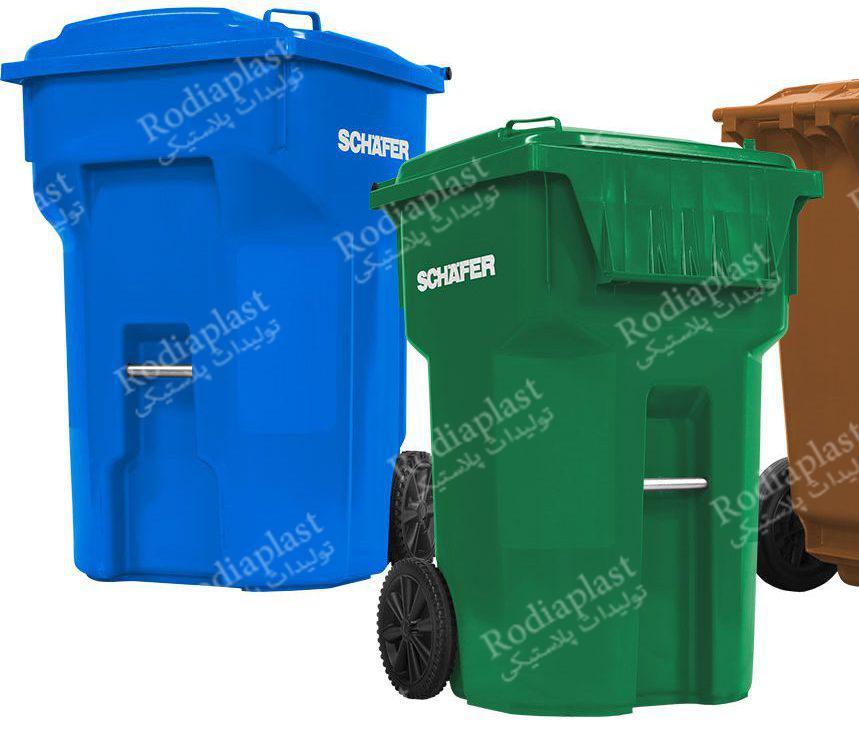 انواع سطل زباله پلاستیکی پدال دار 