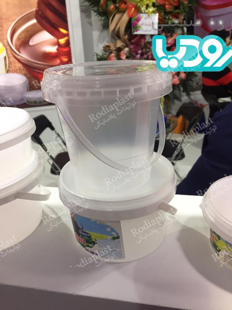 سطل شفاف ماست