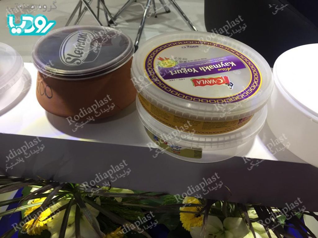 سطل ماست شفاف