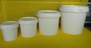 سطل پلاستیکی درب دار