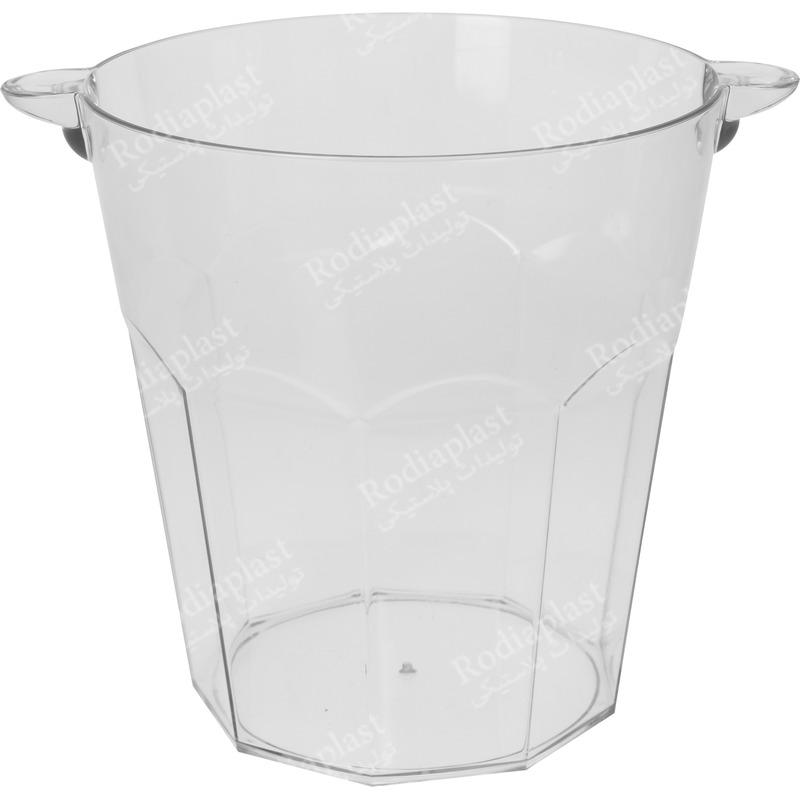 سطل پلاستیکی شفاف