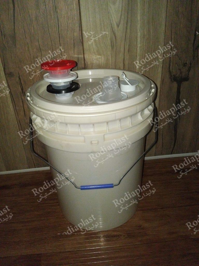 سطل 20 لیتری کلاژ دار